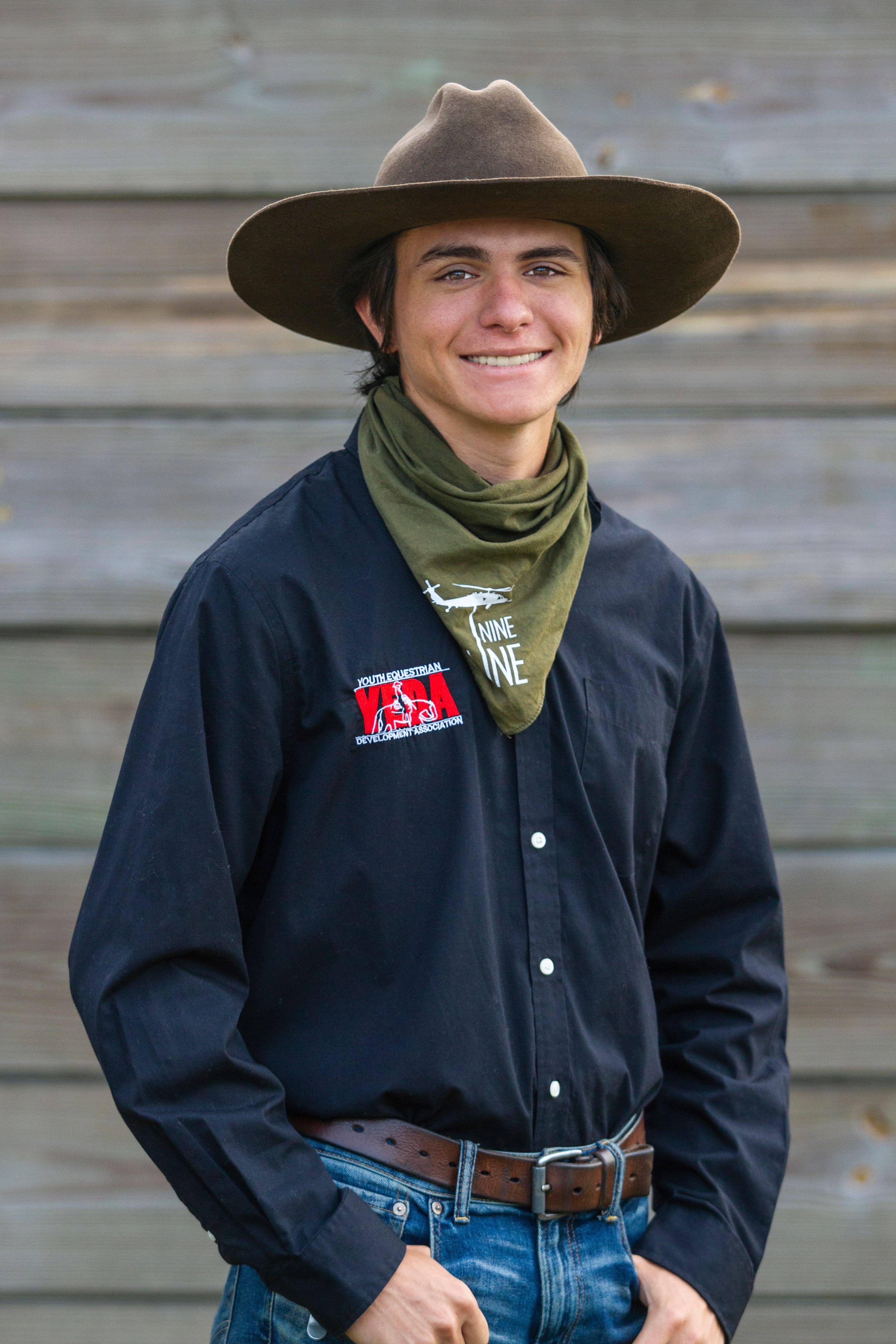 YEDA member wearing a black shirt