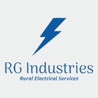 A logo of RG Industries: Rural Electrical Service